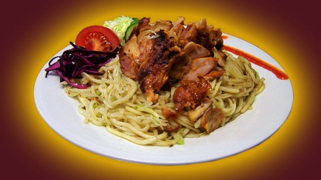 Kebab s nudlemi